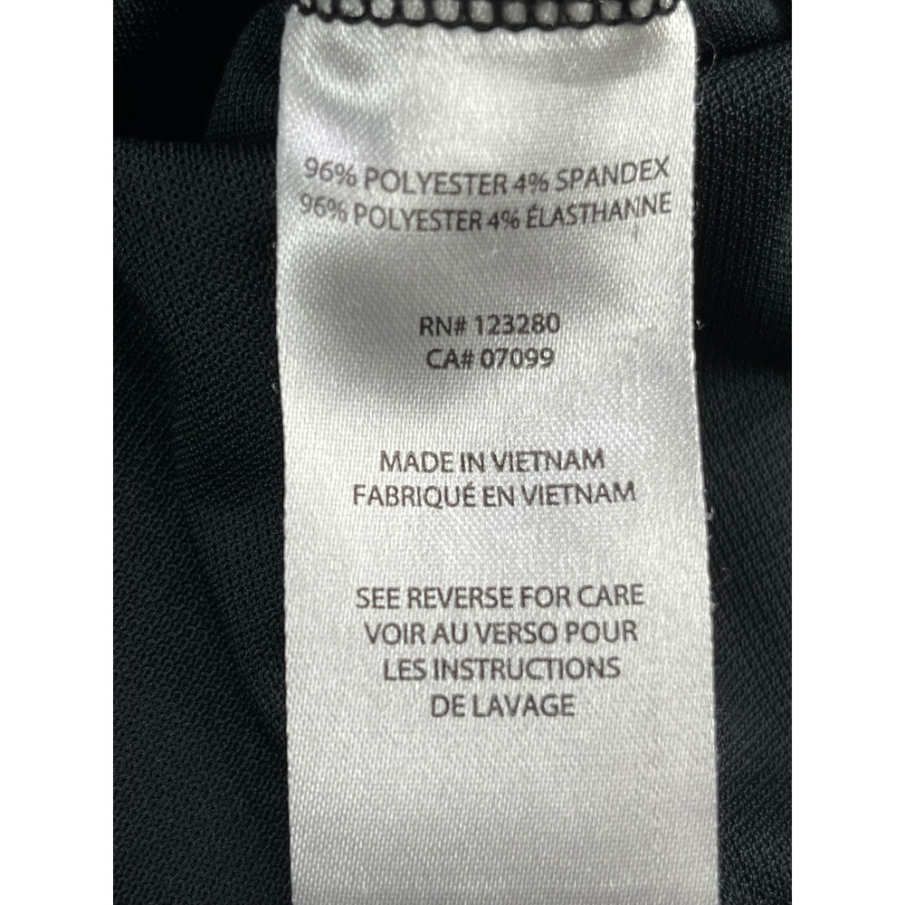 TravisMathew Mens Golf Polo Shirt Size L Black Stripe Performance Casual - Picture 6 of 8